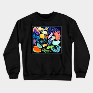 Nudibranch Sea Slugs Crewneck Sweatshirt